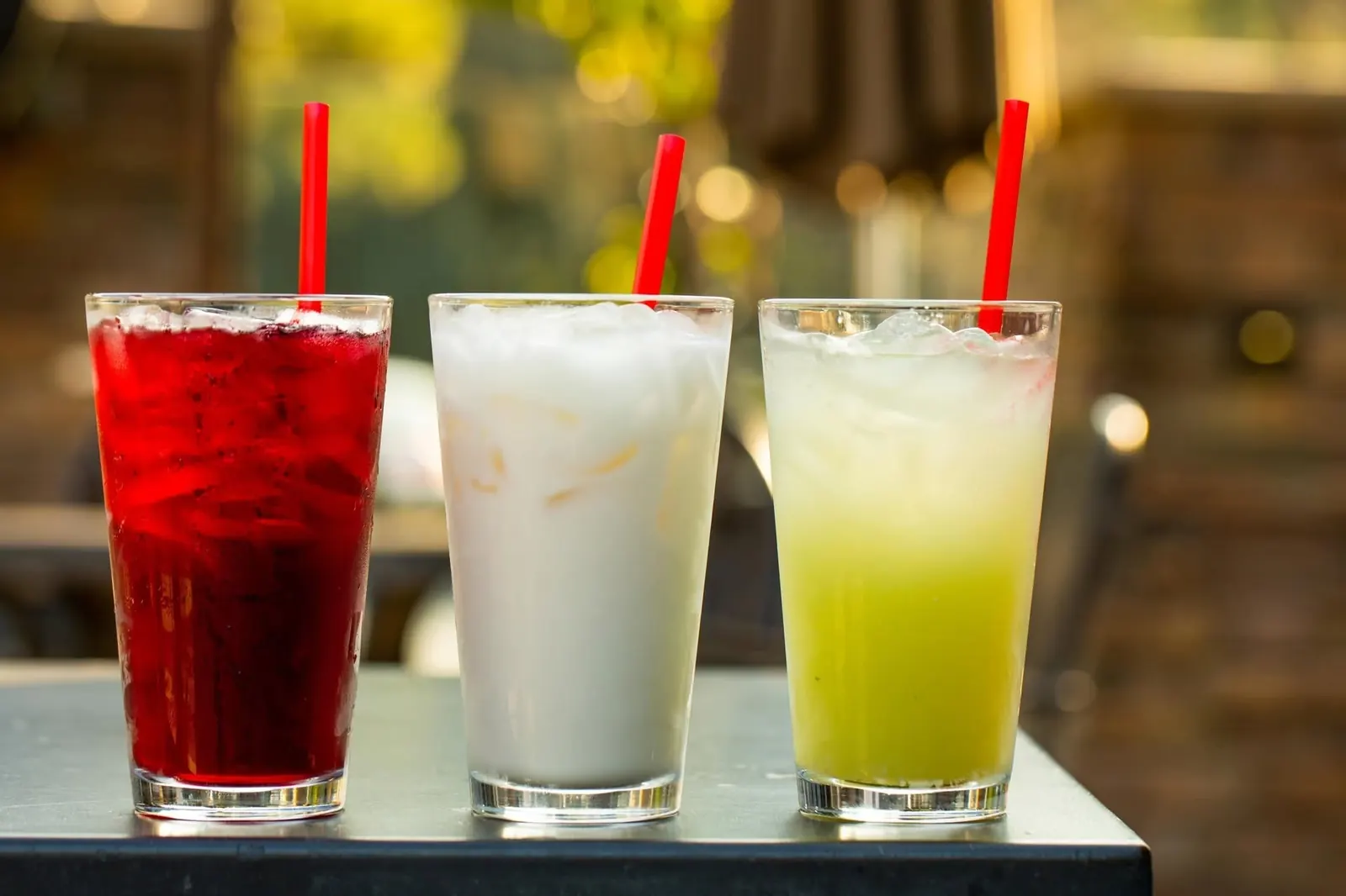 Jamaica, horchata, and limón aguas frescas