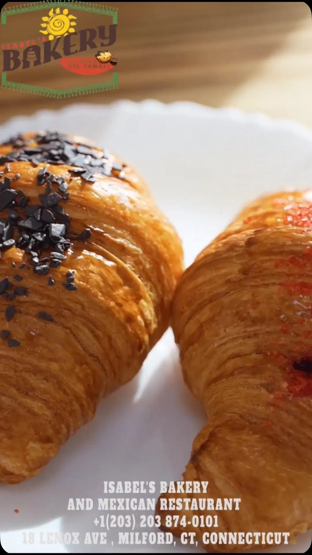 Croissants from the case