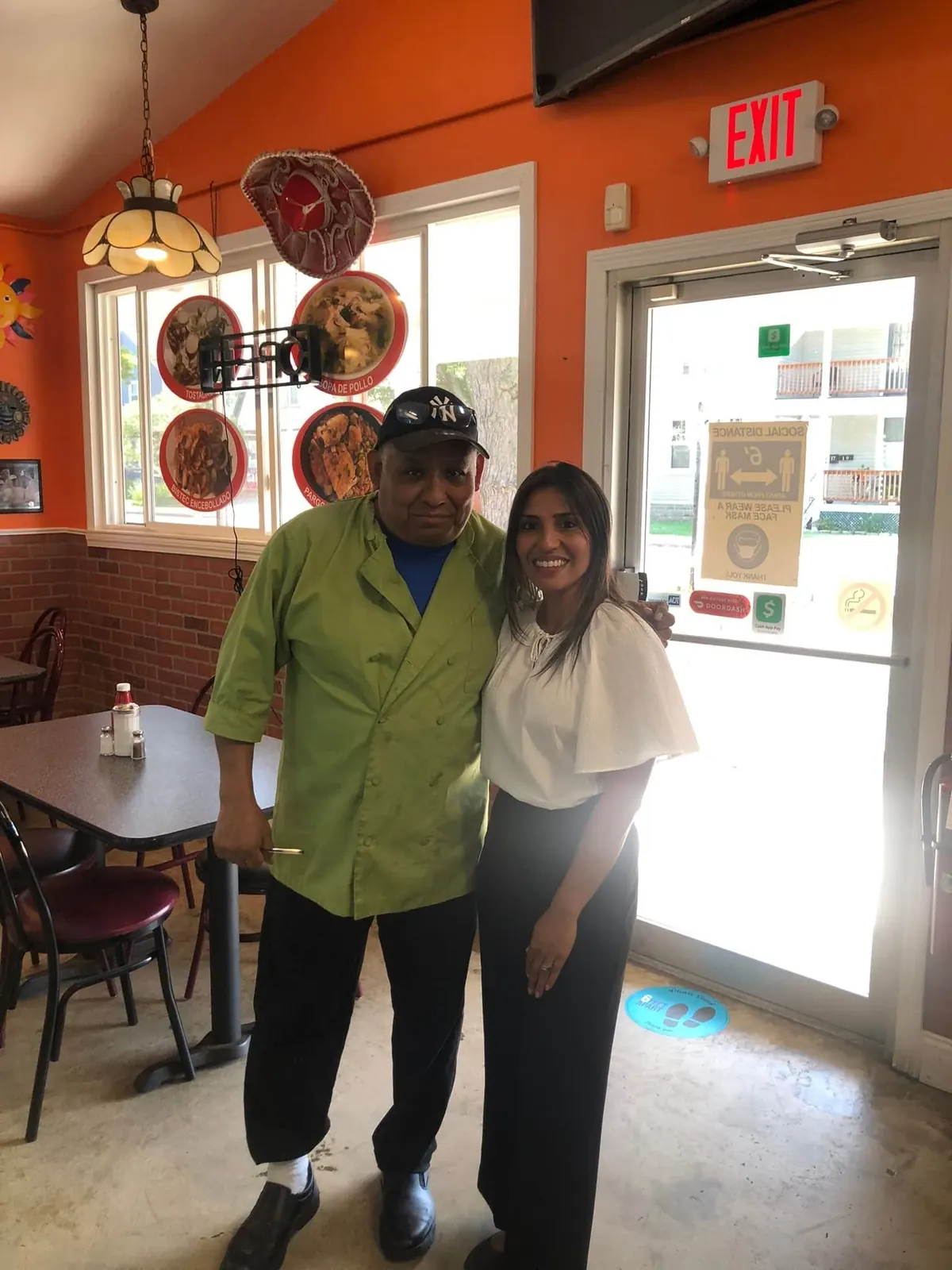 Emiliano and Toni inside Isabel's Bakery